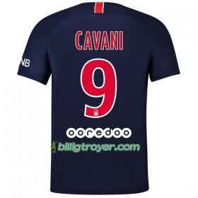 Billige Fotballdrakter Paris Saint-Germain Cavani 9 Hjemmedraktsett 2018/19 Kortermet